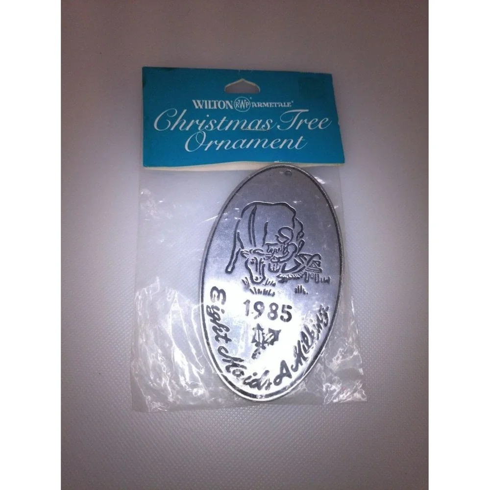 WILTON ARMETALE‎ Ornament Adult OS Silver Excellent Twelve Days of Christmas